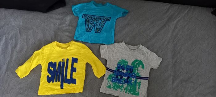 Lots de t shirts 3 mois