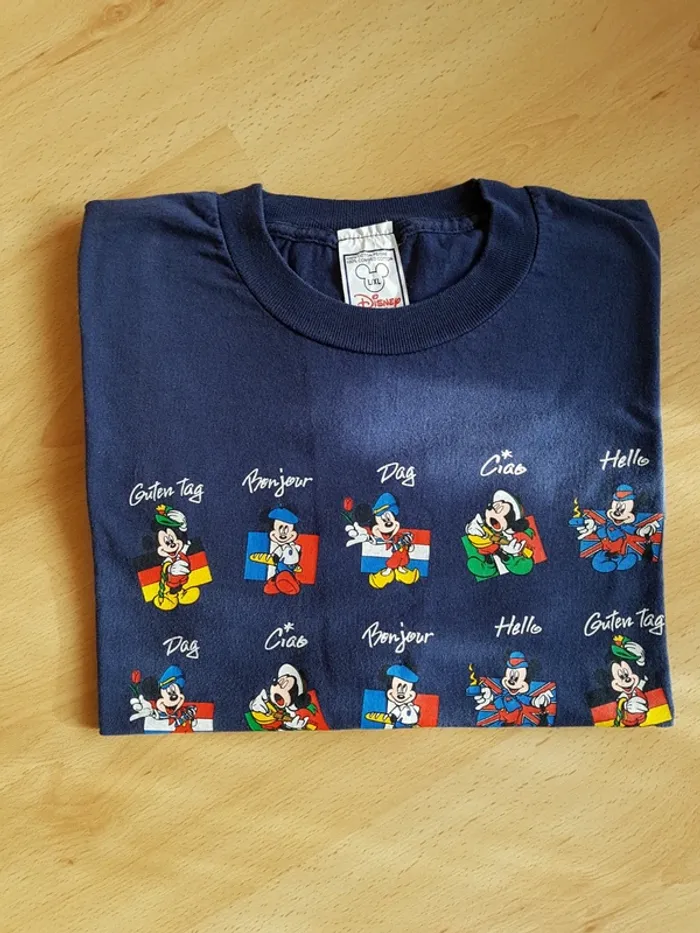 Tee shirt bleu marine Disney - photo numéro 2