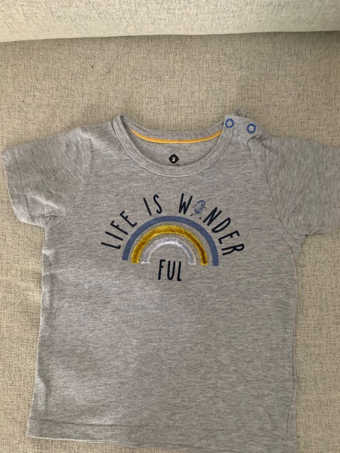 Magnifique t shirt manches taille 18 mois de marque Z - photo numéro 3