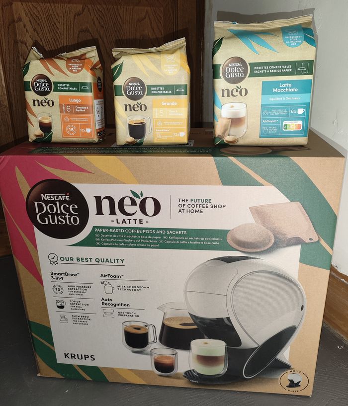 Machine à café Dolce Gusto Neo Nescafé + 30 dosettes NEUF - photo numéro 2