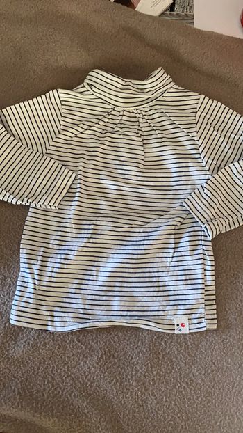 Tee shirt manches longues rayé Cadet Rousselle