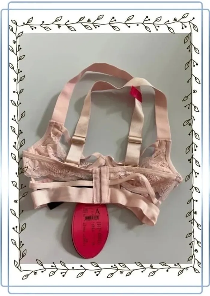 Soutien gorge rose pale lilac, taille 70A, hunkemoller, neuf, valeur 35€ - photo numéro 4