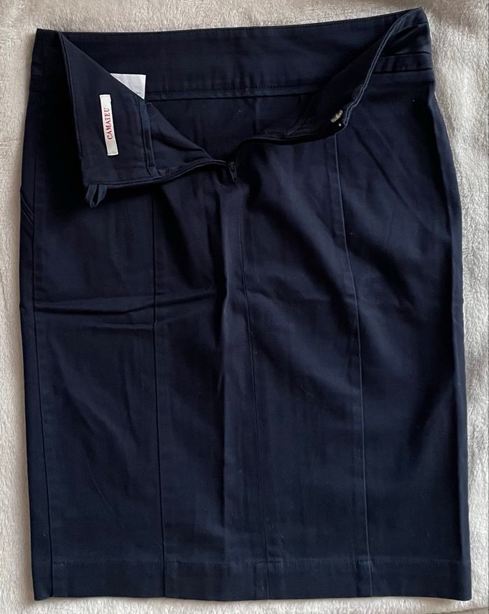 Jupe Camaïeu femme taille 36 Marine Camaïeu - photo numéro 4