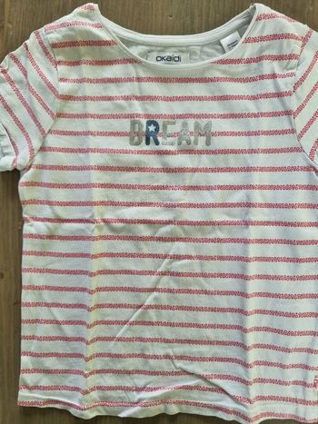 Tee shirt manches courtes fille