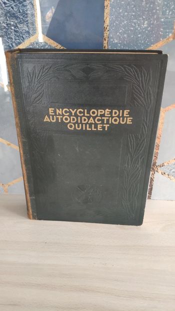 Livre nouvelle Encyclopédie autodidactique Quillet tome 2 1949 physique chimie trigonométrie