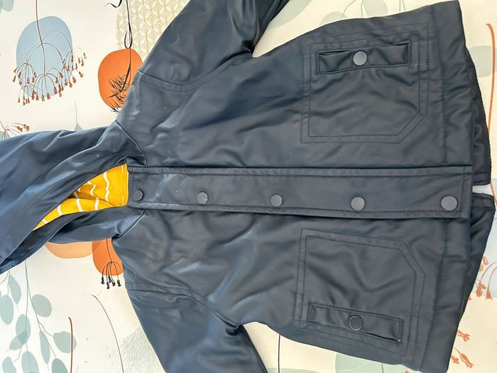 Parka enfant garçon 18 mois, cirée marin, Kiabi, - photo numéro 2