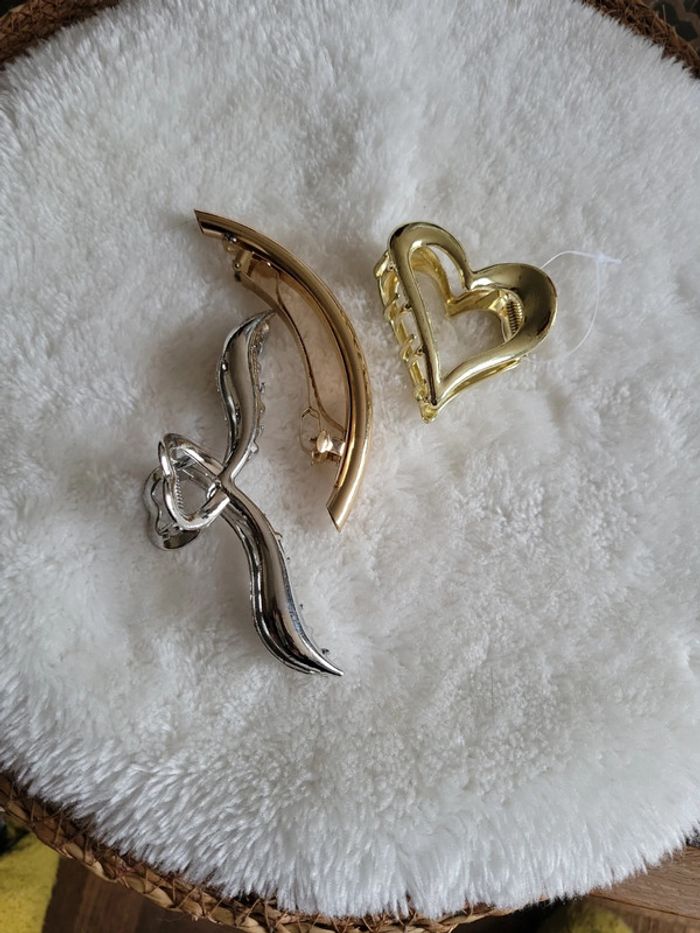 Lot accessoires cheveux pinces et barette