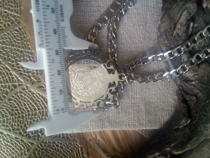 Collier protection des archanges tout en acier inoxydable - photo numéro 3