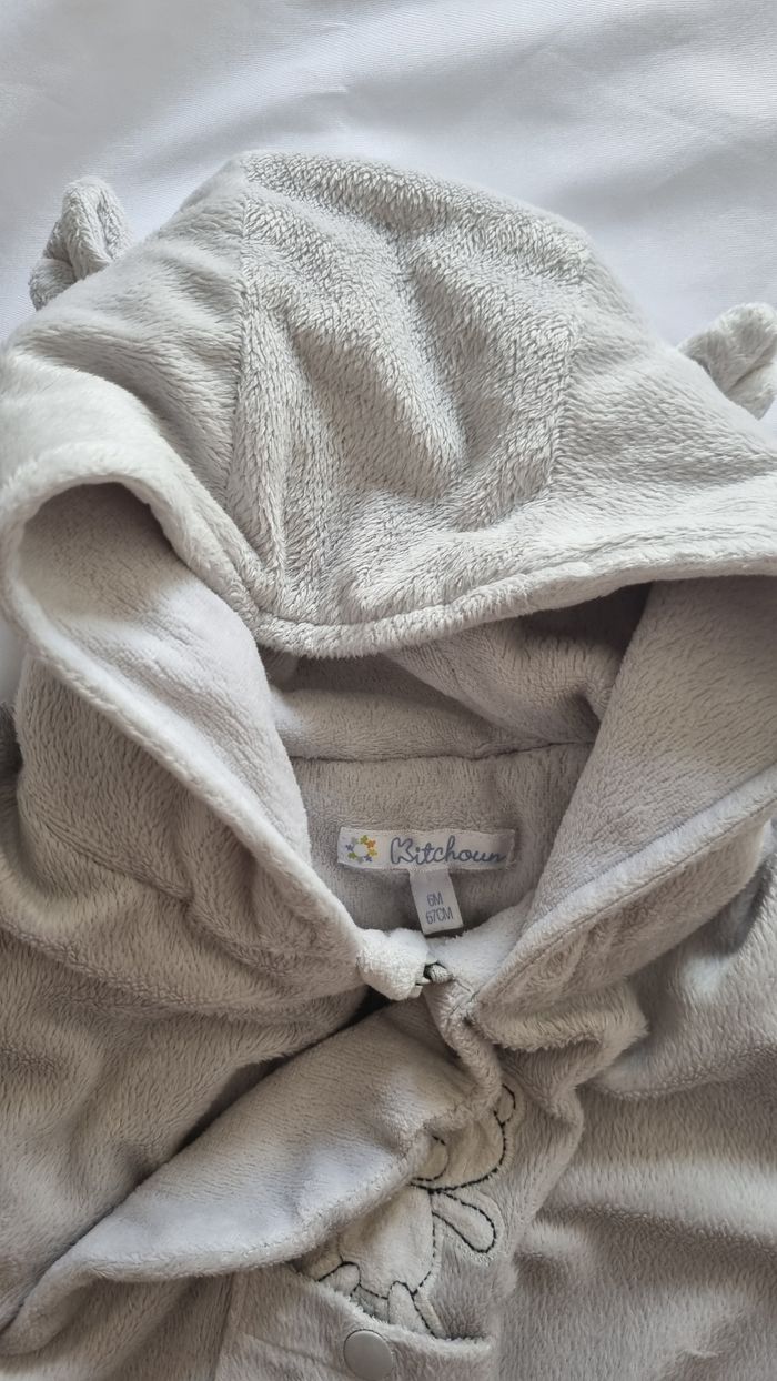 Combinaison Pilote Bébé 6M 67cm Kitchoun mixte - photo numéro 3