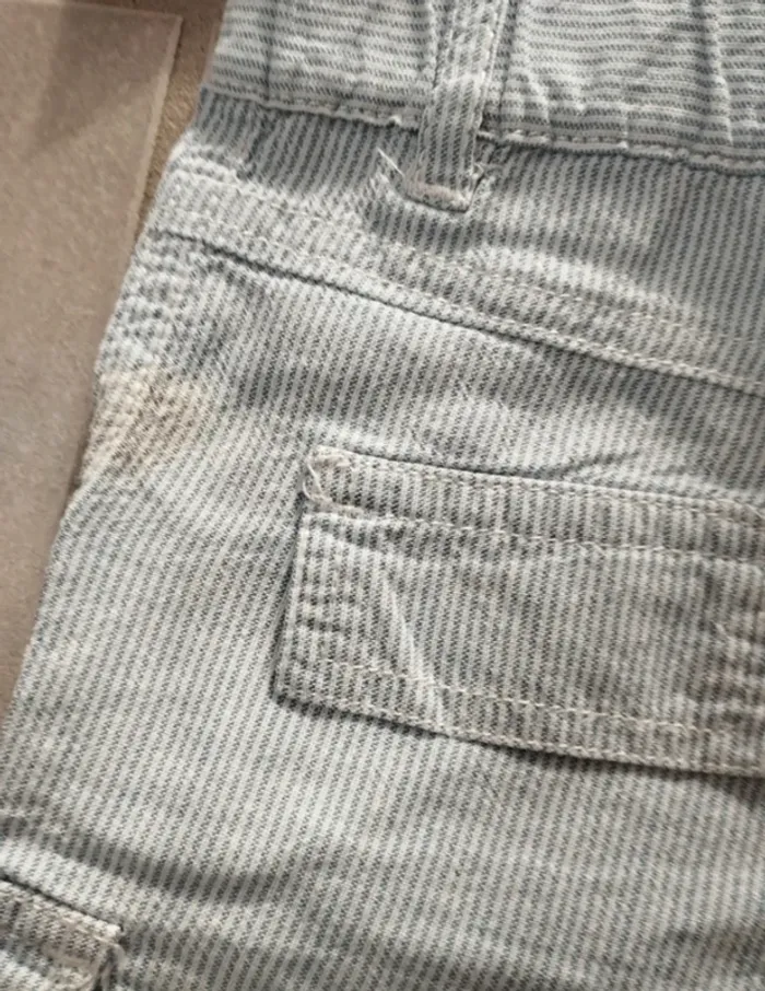 ensemble été garçon 18 24 mois mini rebel chemise short rayé - photo numéro 5