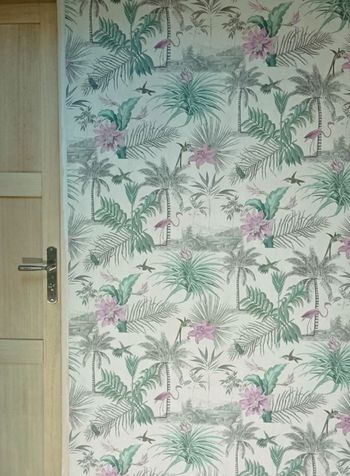 Lot 4 rouleaux neufs - Papier peint intissé Oasis Paradis