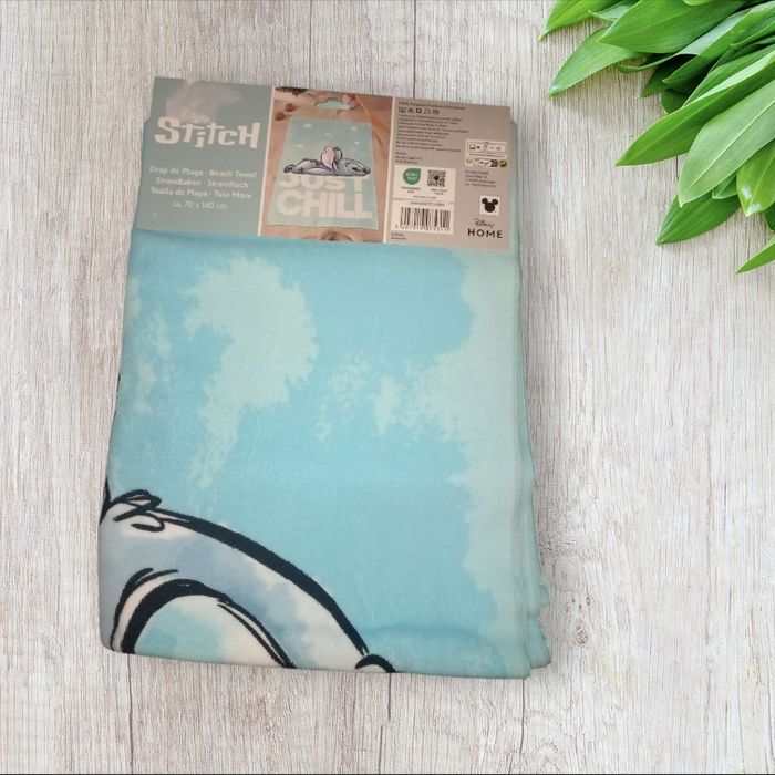 Serviette drap de plage stitch disney - photo numéro 2