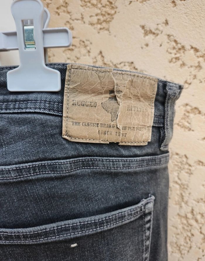 Jean skinny gris noir taille L - photo numéro 6
