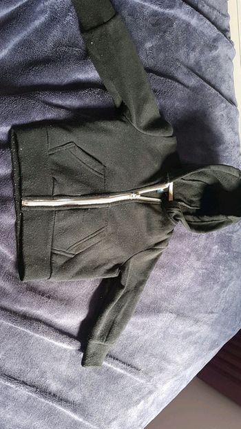 Gilet noir zippé