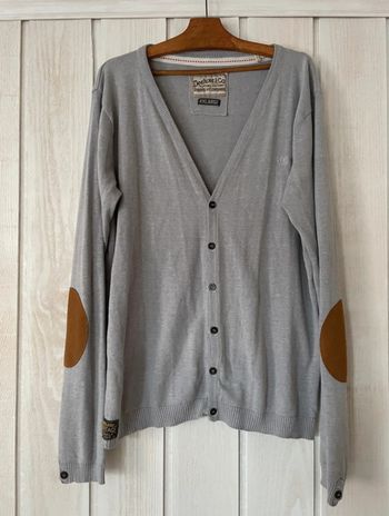 Cardigan gris - Deeluxe - XXL