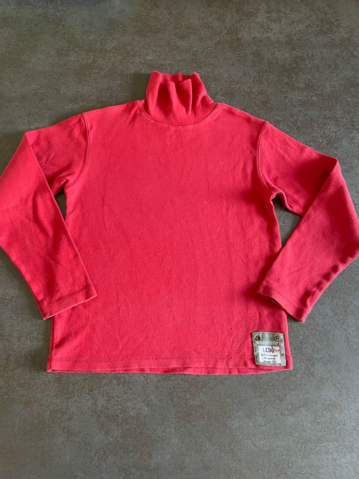 Sous pull rouge garçon 10 ans