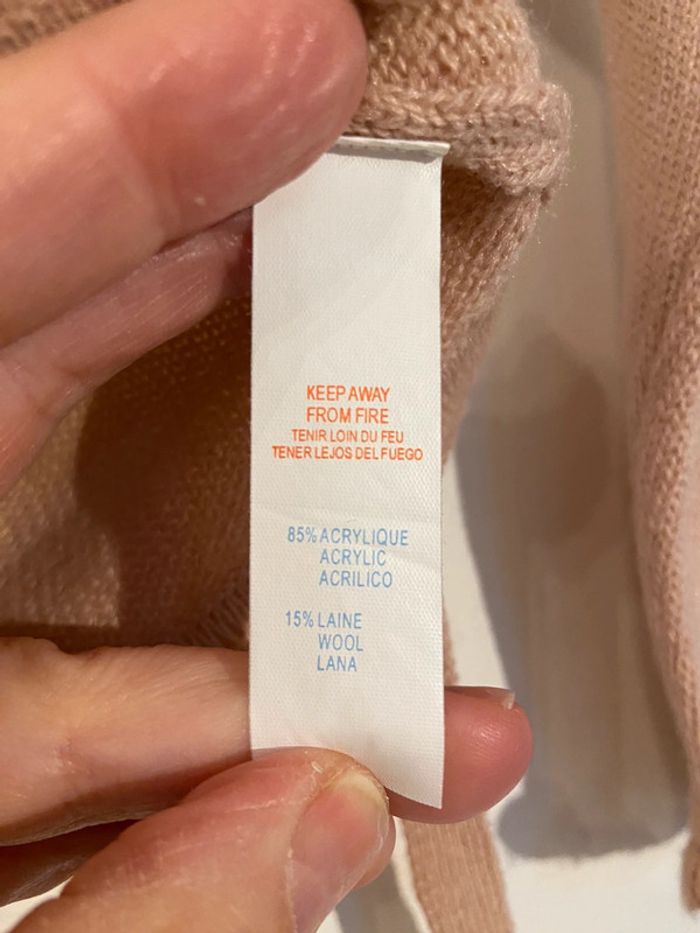 Gilet cache coeur rose nude Sergent Major taille 3 ans - photo numéro 9