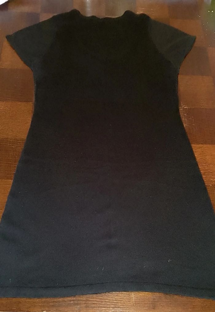 Robe pull manche courte noir. - photo numéro 4