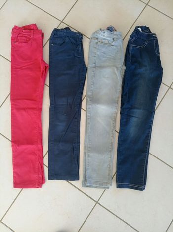 Lot de 4 pantalons fille 9 ans 