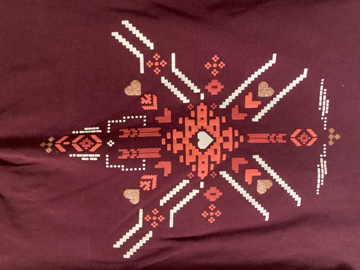 Tee-shirt imprimé manches longues taille 4 ans - photo numéro 2
