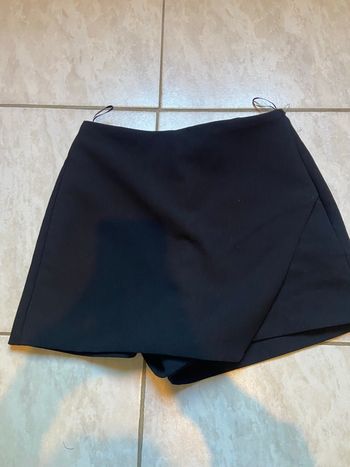 Jupe short noir Zara 
