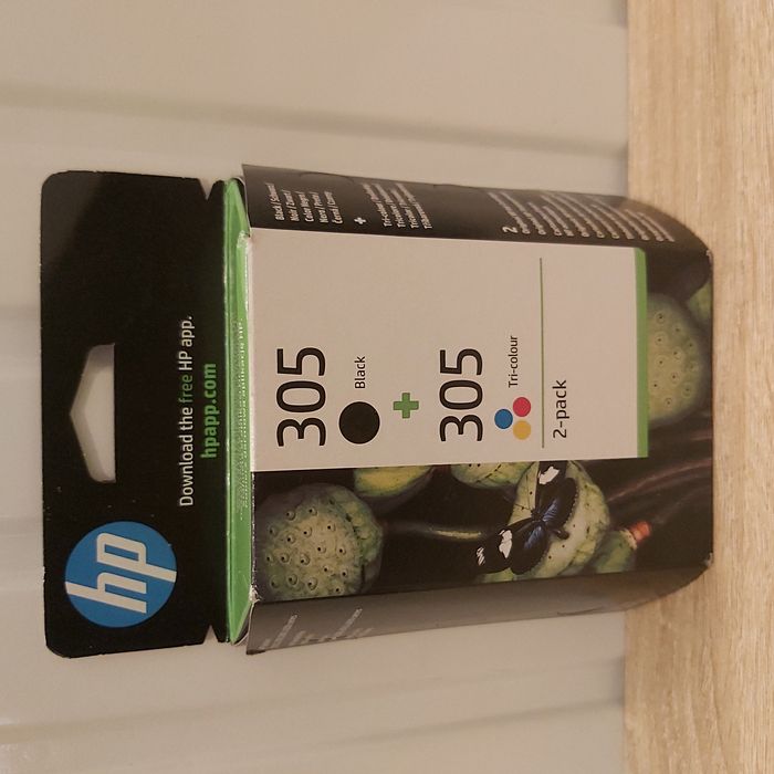 Pack de 2 cartouches d'encre hp 305 - noire, tricolore - Juillet 2027