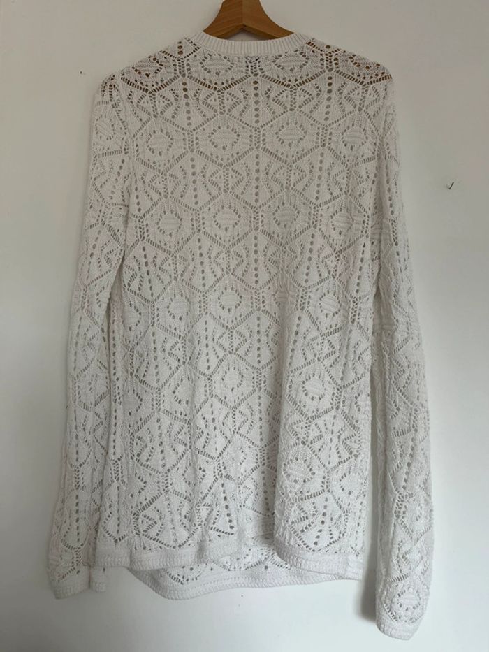 Pull blanc grossesse kiabi M - photo numéro 3