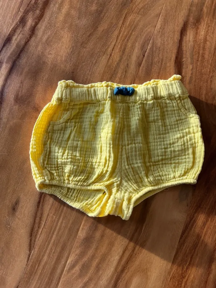 Short en gaze de coton obaibi