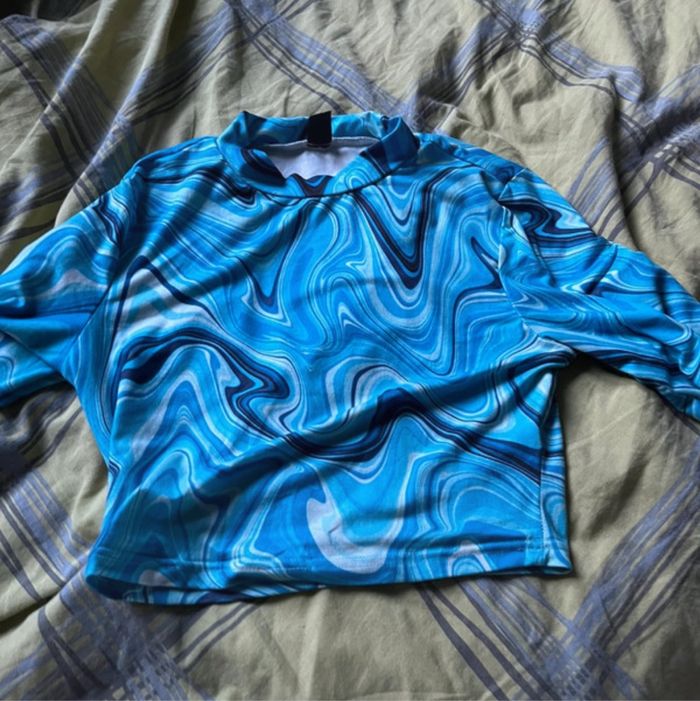 Pull bleu - photo numéro 4