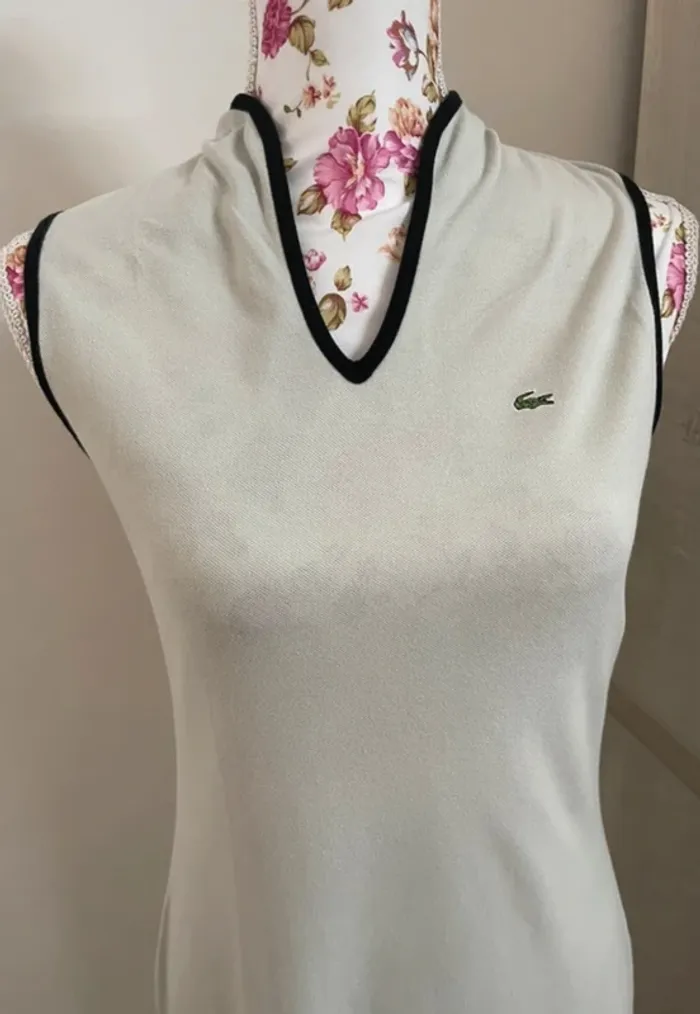 Robe sans manches Lacoste élégante – Taille 38 - photo numéro 2