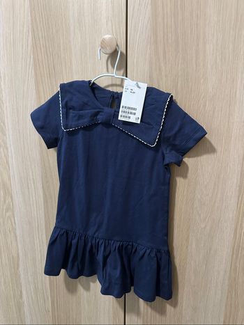 Robe bleu marine neuve 92cm H&M