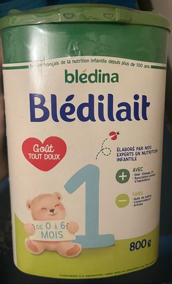 Lot de 2 bledilait 1er âge