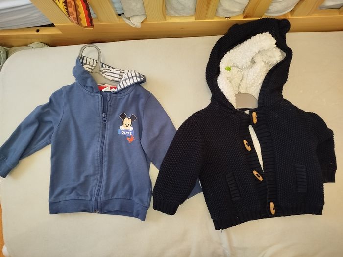 Lot 1 veste et 1 gilet très chaud