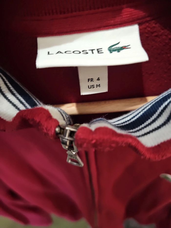 🔥Veste zippé Lacoste T.M 🐊 - photo numéro 2