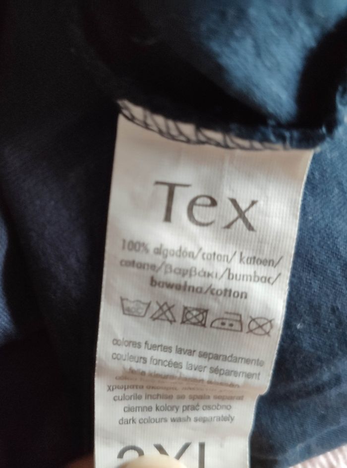 T-shirt homme bleu Tex XXXL - photo numéro 4