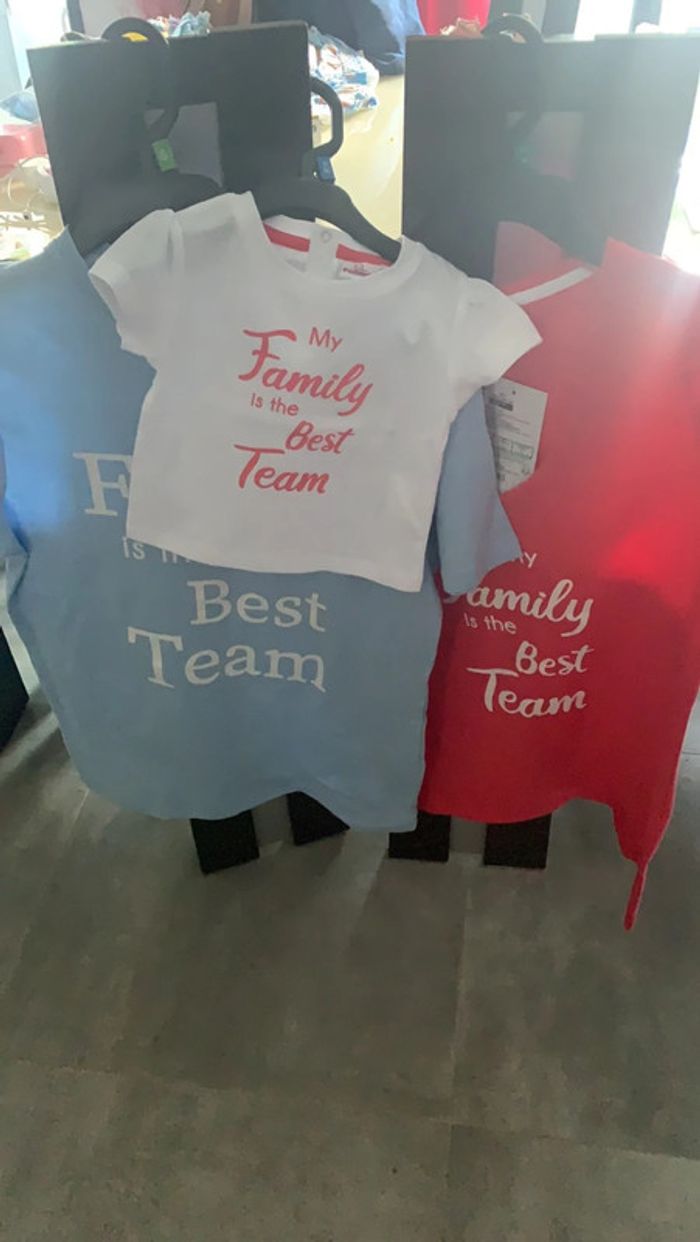 Ensemble t-shirt famille