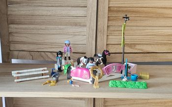 Parcours d'obstacles Playmobil