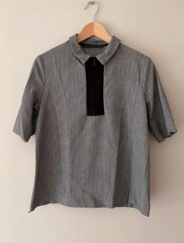 Blouse Zara pied de poule