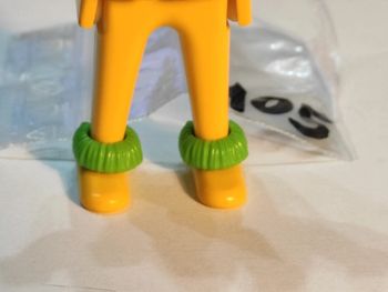 Playmobil 0.50 cts thème indien 2 jambières vertes