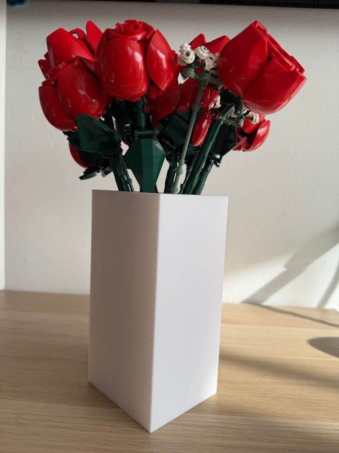 Vase brique idéal fleurs lego 3D - photo numéro 4