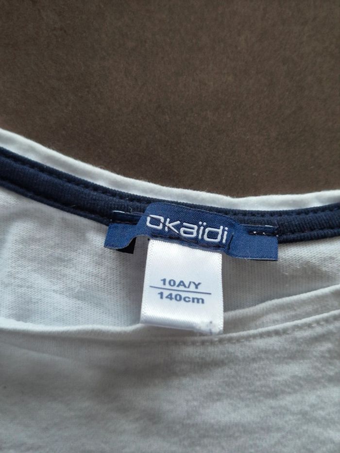 Tee-shirt manches longues Okaïdi 10 ans - photo numéro 3