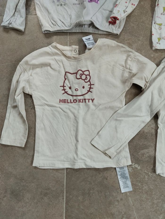 Lot 4 t-shirts manches longues fille 24 mois - photo numéro 2