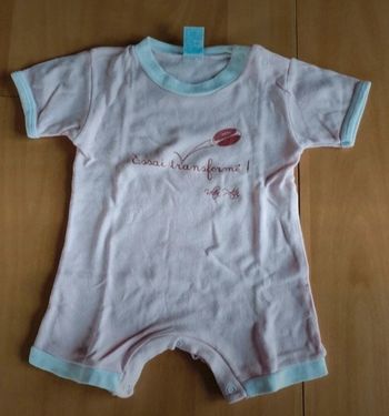 Barboteuse fille 6/12 mois