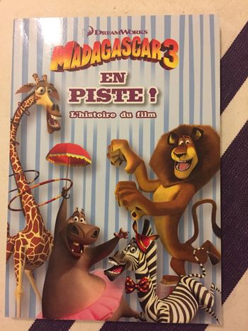 Livre Madagascar 3 en piste