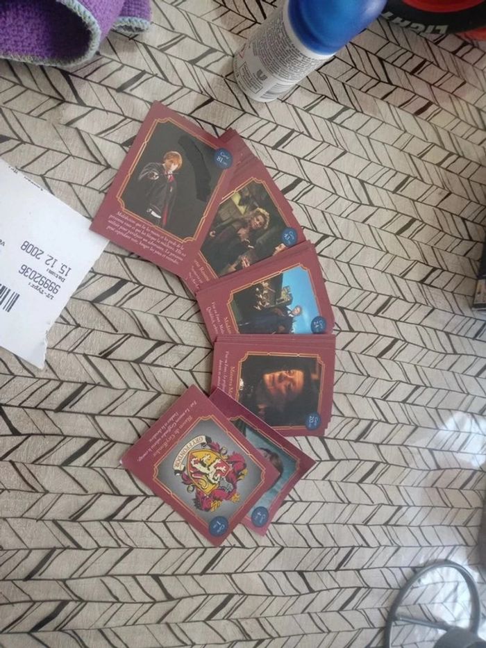 Cartes Harry Potter Auchan