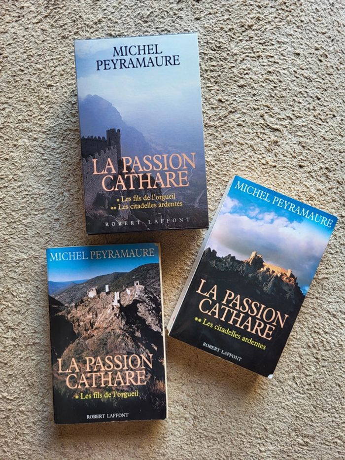 Coffret La Passion Cathare de Michel Peyramaure – 2 tomes