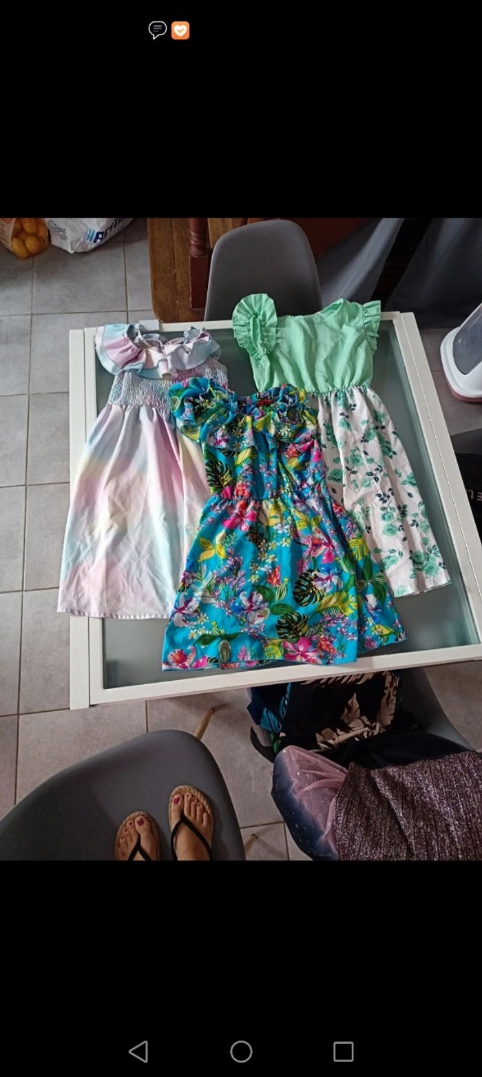 3 robes 10 ans