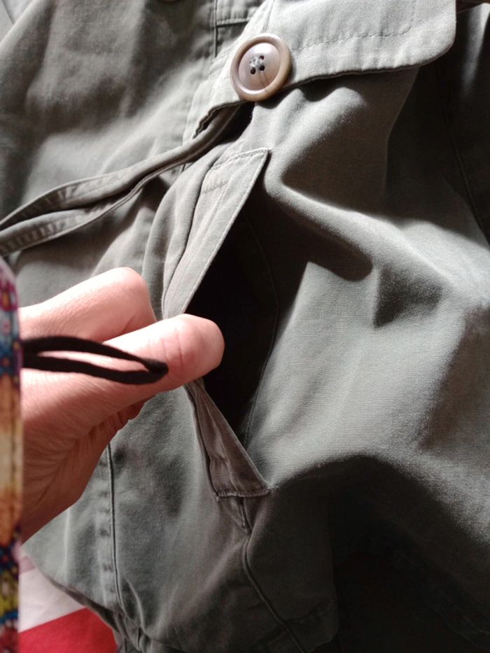 Trench kaki etam taille 36 P - photo numéro 5