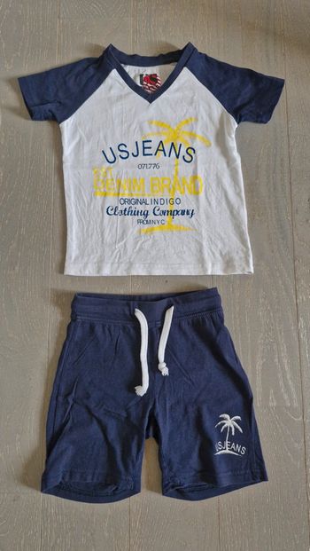 Ensemble short + teeshirt enfant
