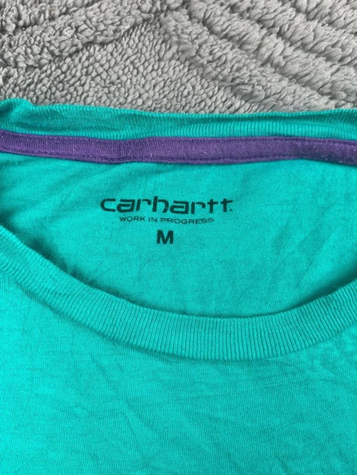 Tee-shirt Carhartt Vert Taille M - photo numéro 3